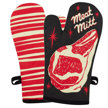 Blue Q Single Oven Glove 'Meat Mitt'
