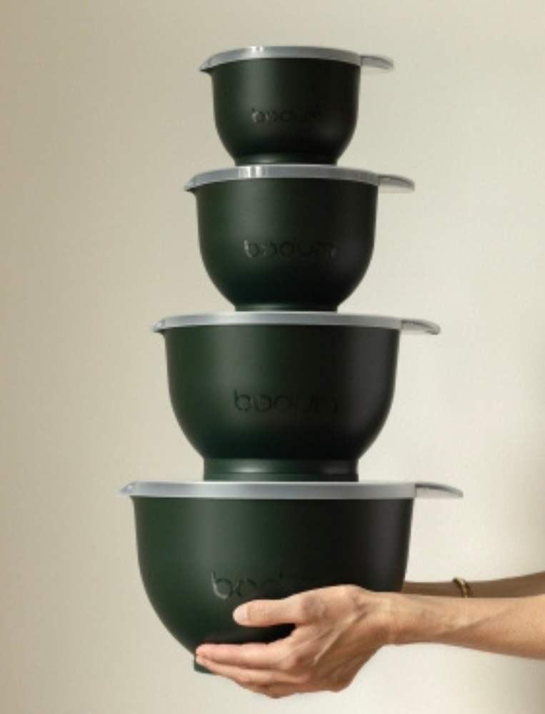 Bodum Bistro 4 Piece Mixing Bowl Set Green (2)