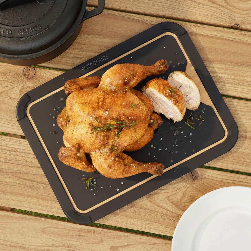 Eco Basics Carving Board with Groove Black 37cm (3)