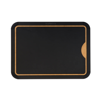 White Magic Eco Basics Carving Board with Groove Black 44cm