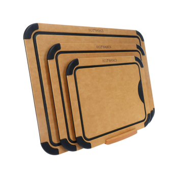 Eco Basics Carving Board with Juice Groove Natural (2)