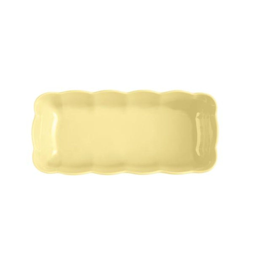 Emile Henry Madeleine Loaf Dish Vanilla 37cm (1)