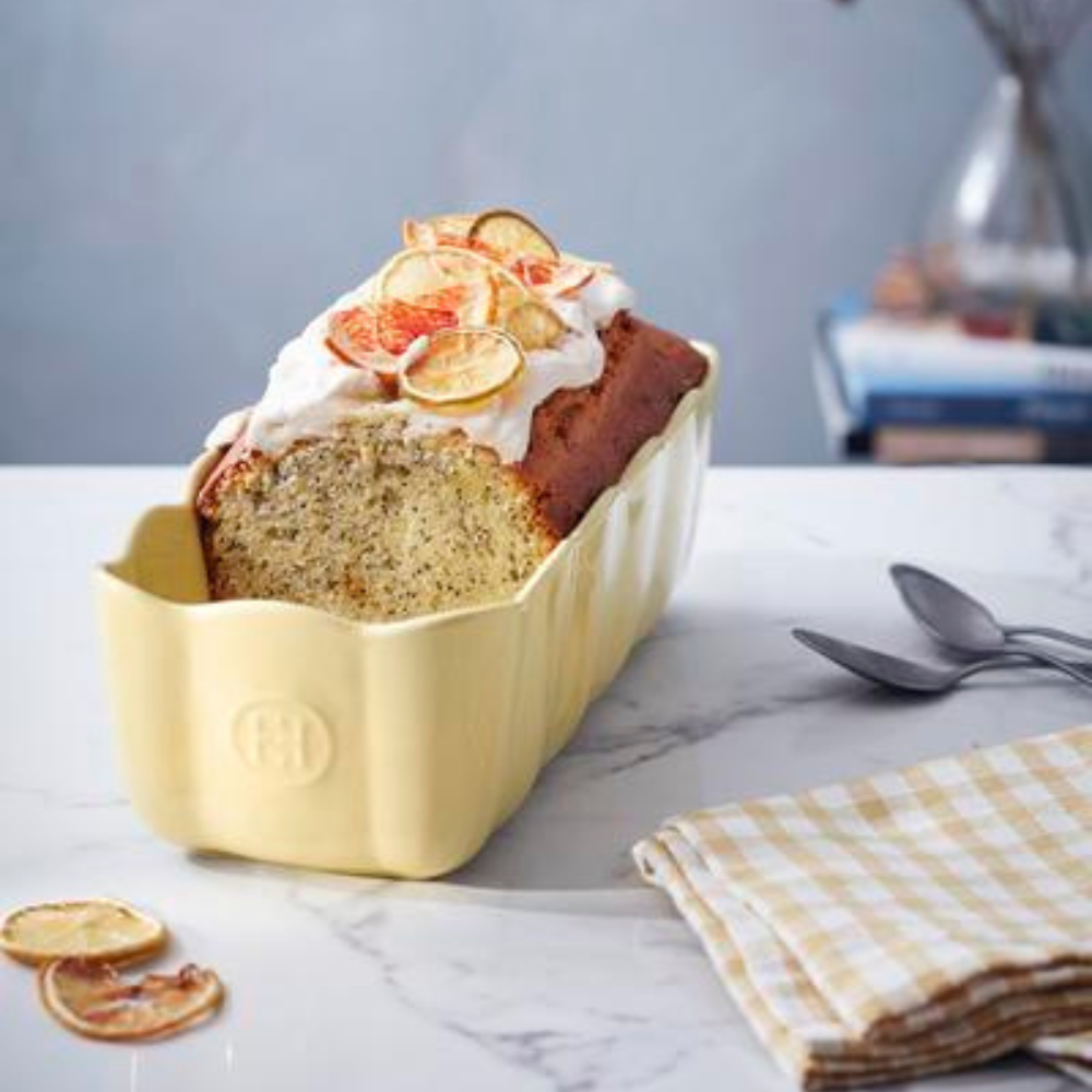 Emile Henry Madeleine Loaf Dish Vanilla 37cm (2)