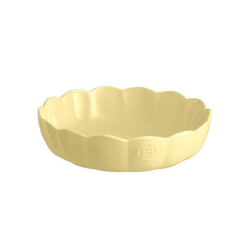 Emile Henry Madeleine Round Dish Vanilla 37cm