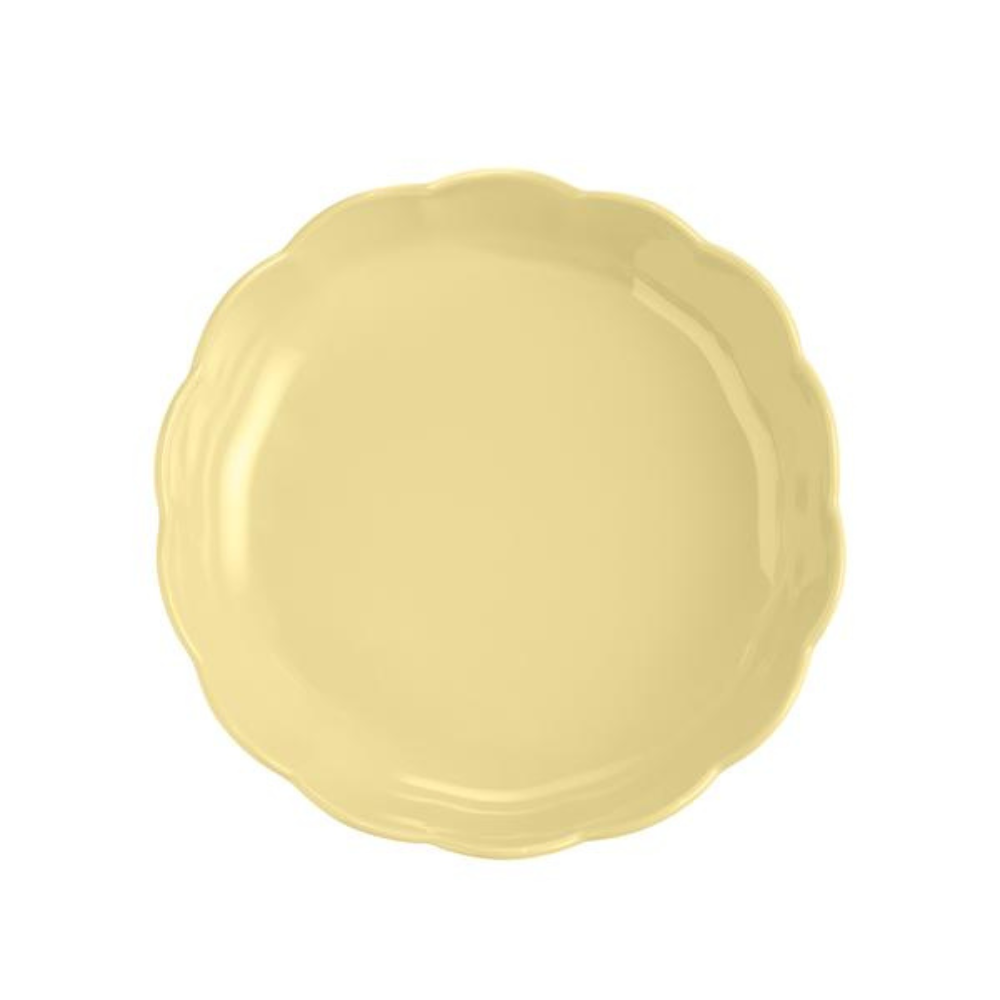 Emile Henry Madeleine Round Dish Vanilla 37cm
