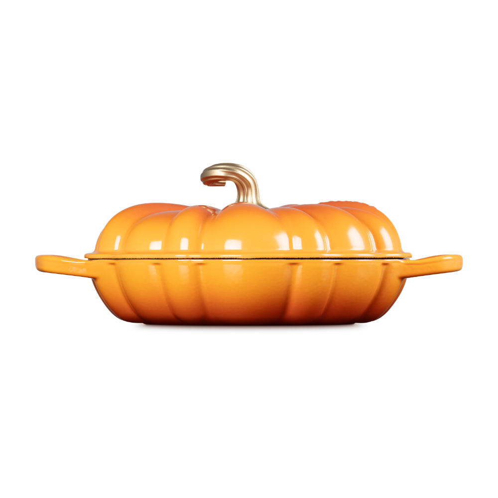 Le Creuset Cast Iron Shallow Casserole Marronnier (2)