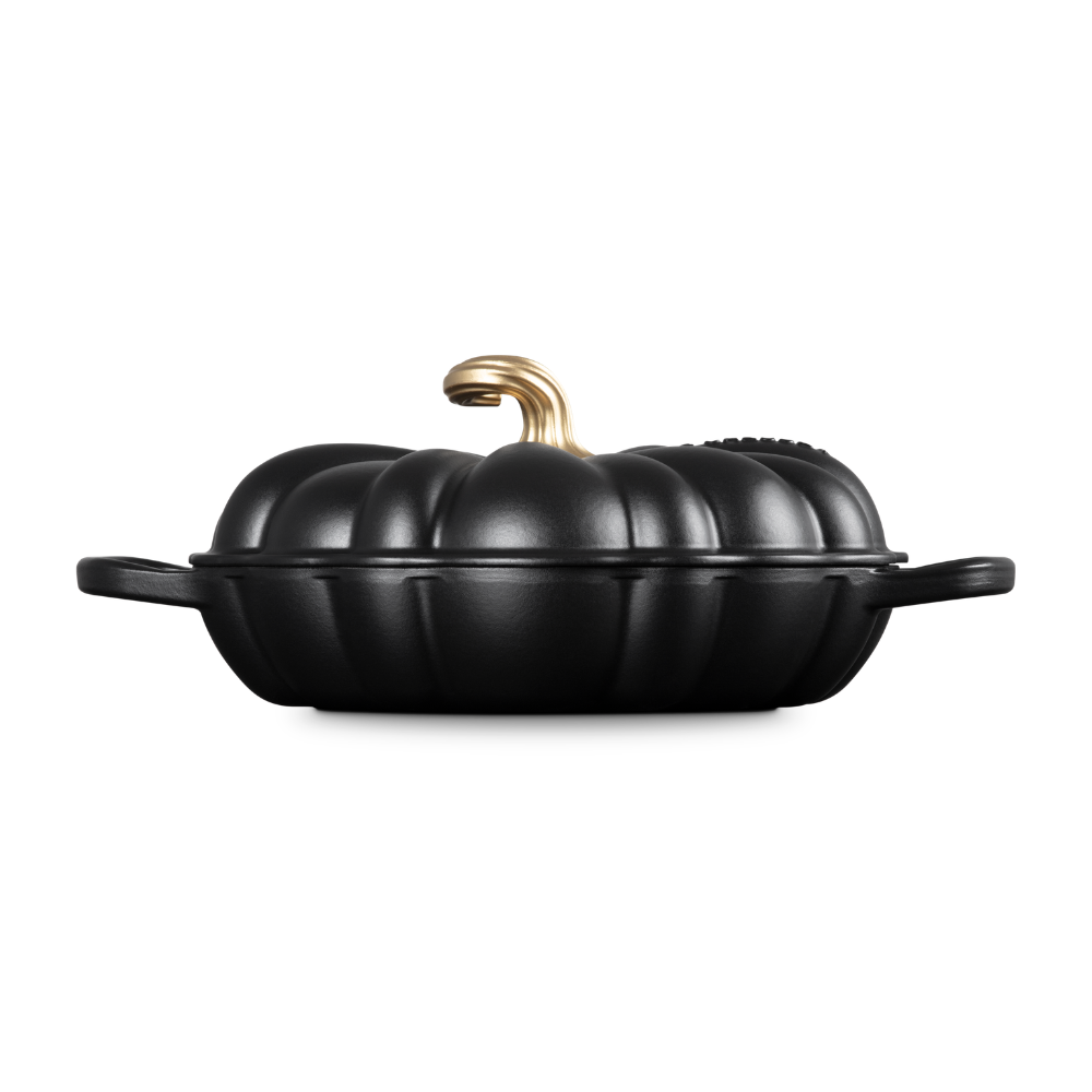 Le Creuset Cast Iron Shallow Casserole Matte Black (2)