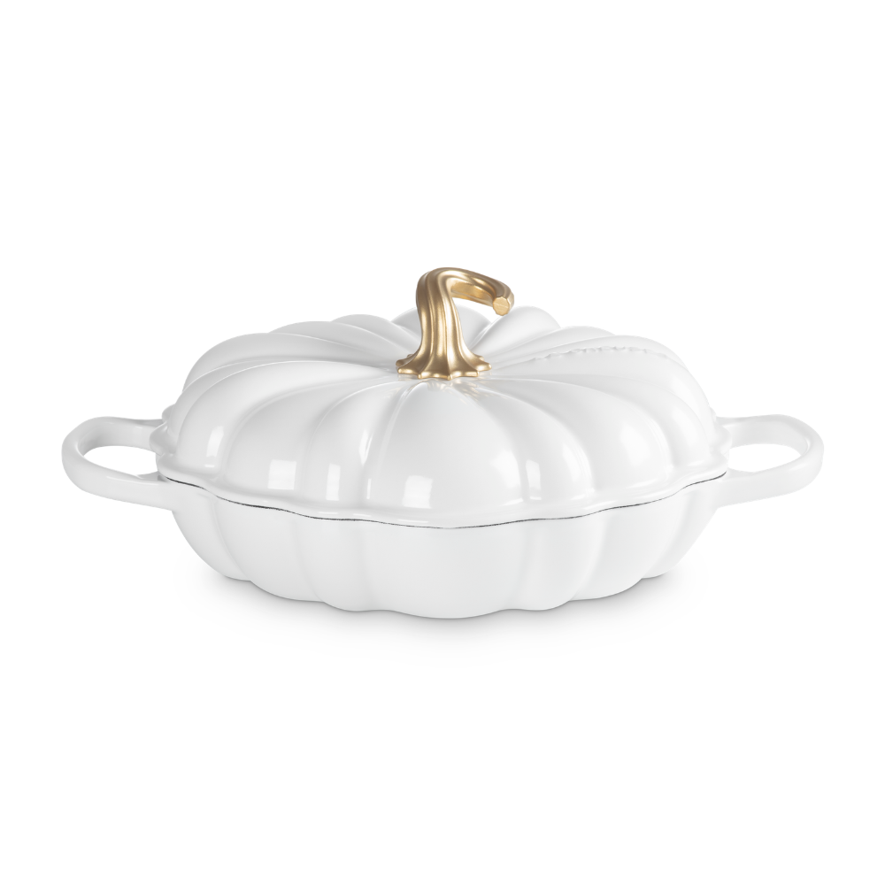 Le Creuset Cast Iron Shallow Casserole White (5)