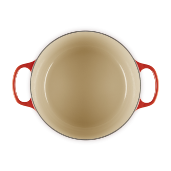 Le Creuset Round Deep Casserole 26cm Cerise (5)