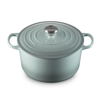 Le Creuset Round Deep Casserole 26cm Sea Salt