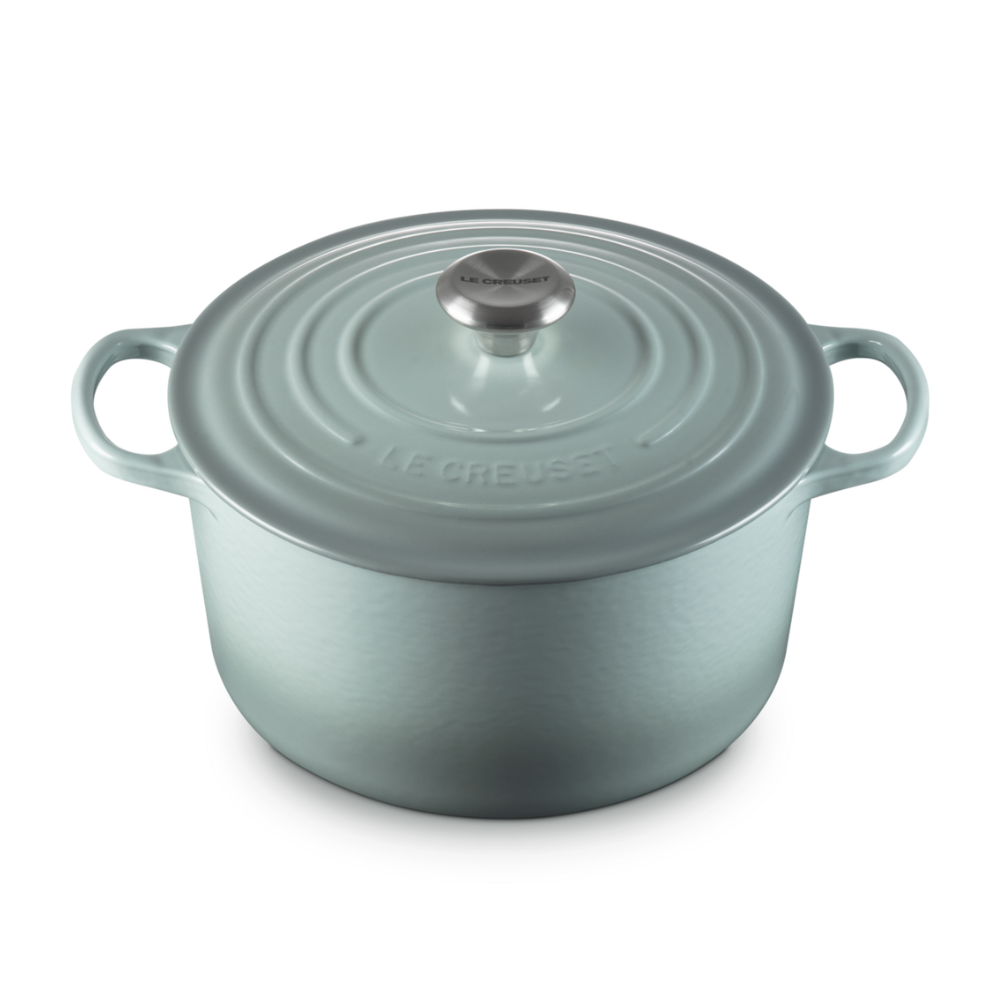 Le Creuset Round Deep Casserole 26cm Sea Salt