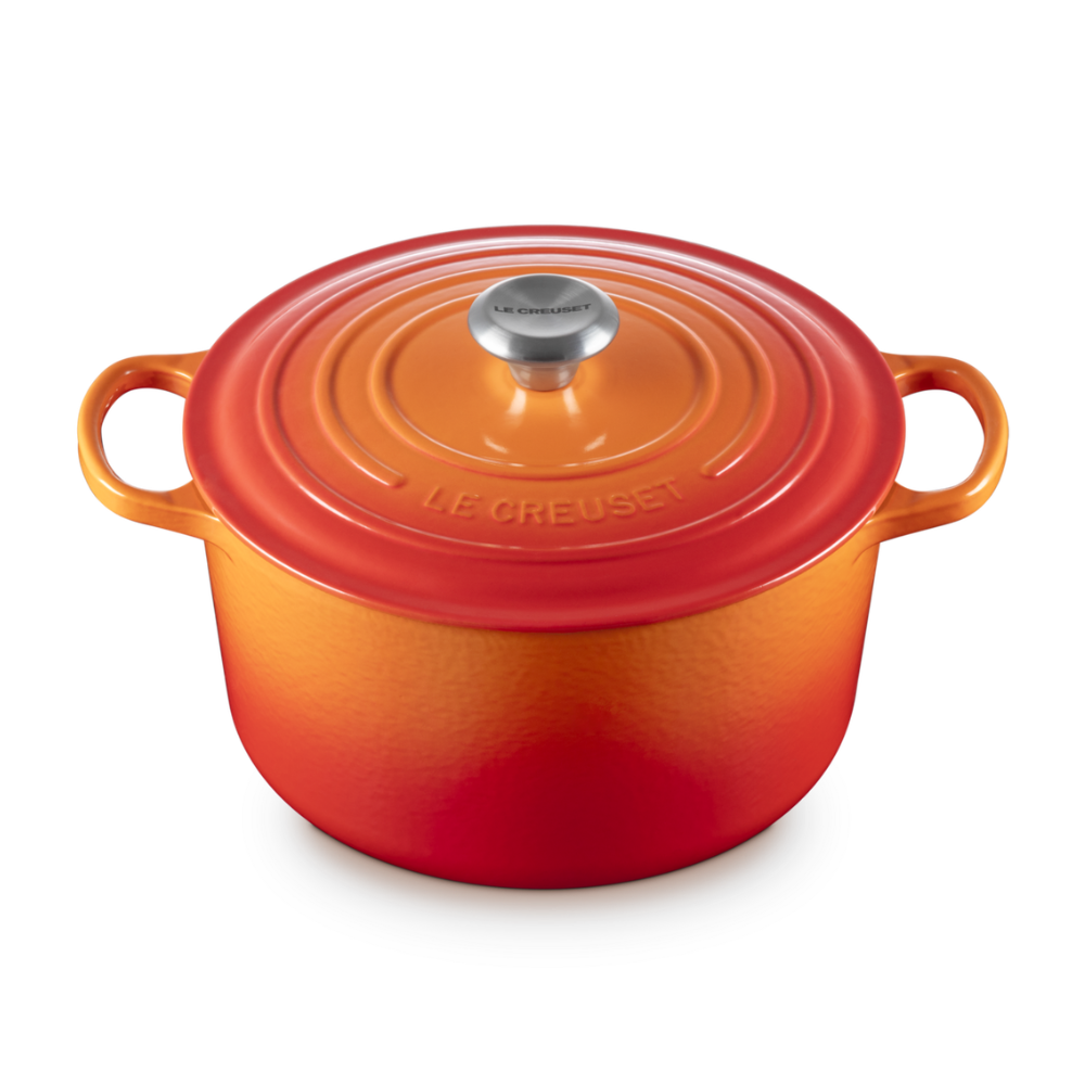 Le Creuset Round Deep Casserole 26cm Volcanic