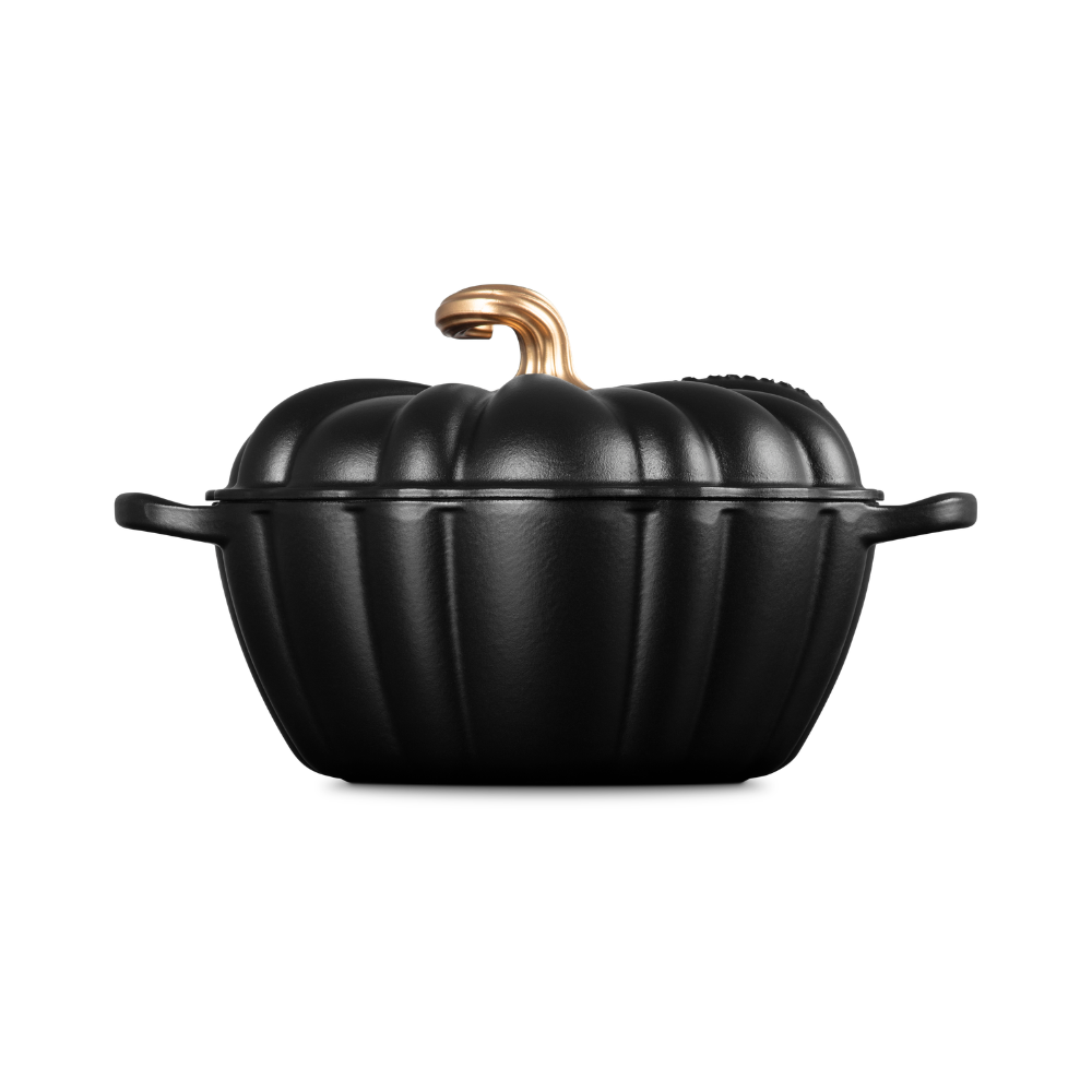 Le Creuset Round Pumpkin Casserole 24cm Matte Black (5)