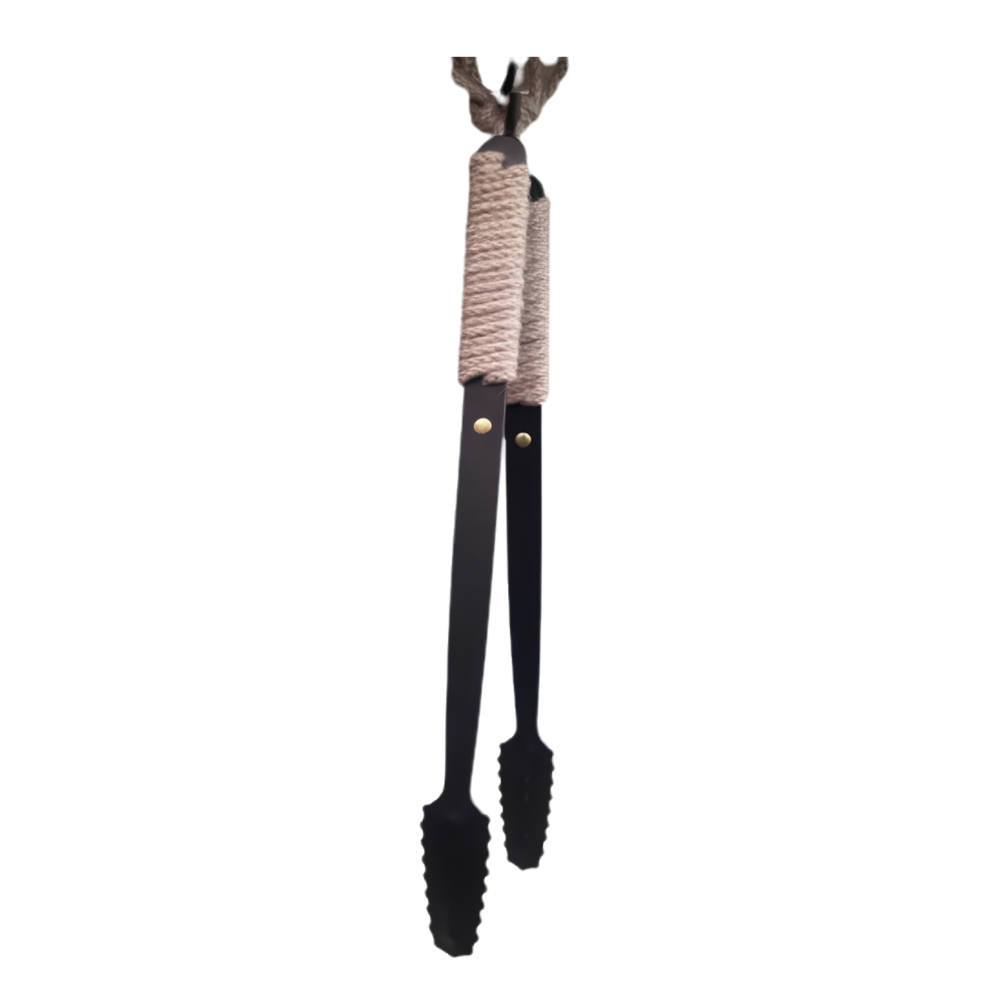 Netherton Foundry Black Iron BBQ Tongs 46cm (1)