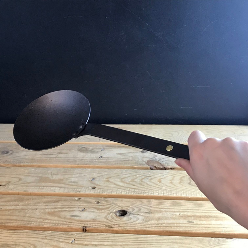 Netherton Foundry Black Iron Egg Spoon (3)