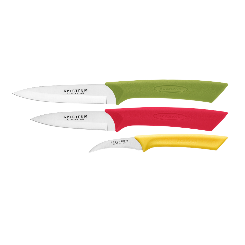 SCANPAN Spectrum Knife Prep Coloured Set of 3