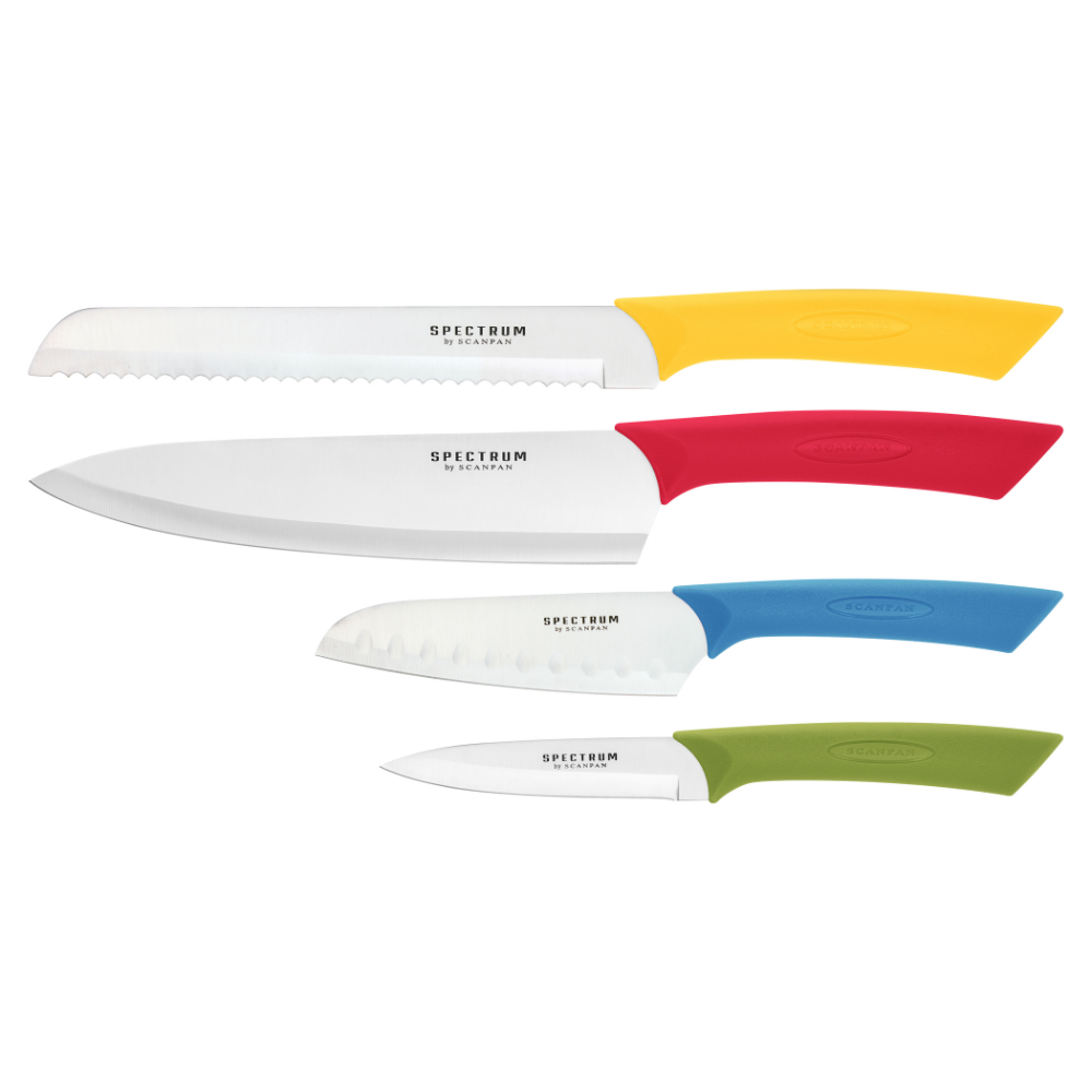 Scanpan Spectrum Knife Set Coloured Set of 4