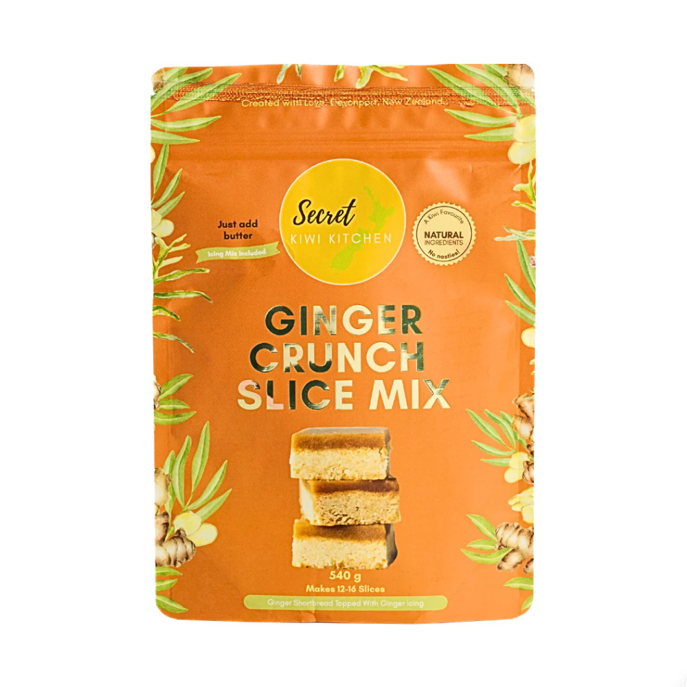 Secret Kiwi Kitchen Ginger Crunch Slice Mix 540g (5)