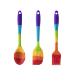 Taylor's Eye Witness Rainbow Silicone Mini Utensil Set