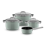 WMF Mineral Pro 4 Piece Cookware Set Eucalyptus Haze