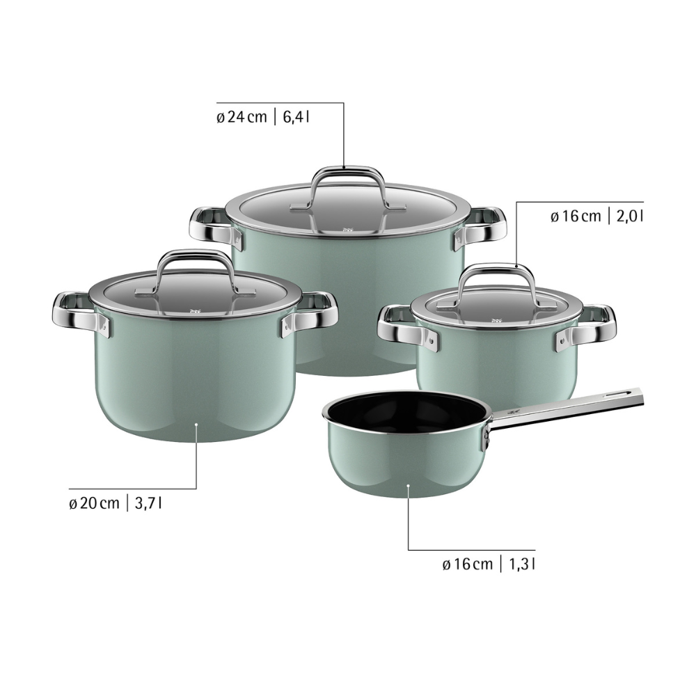 WMF Mineral Pro 4 Piece Cookware Set Eucalyptus Haze (3)