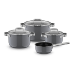 WMF Fusiontec Mineral Pro 4 Piece Cookware Set Platinum