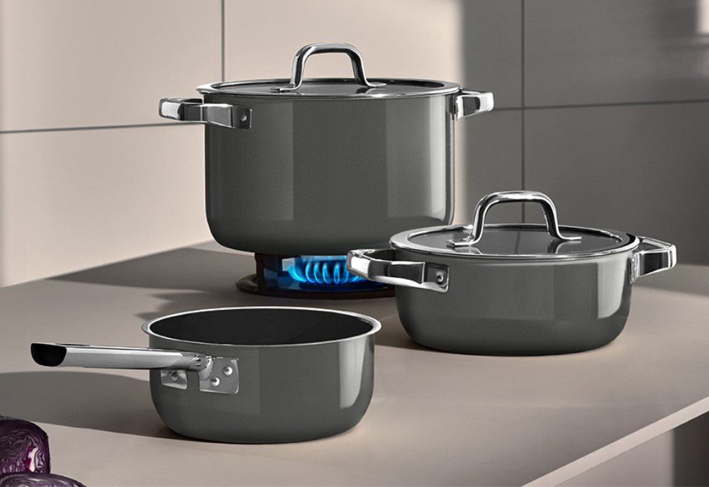 WMF Mineral Pro 4 Piece Cookware Set Platinum (2)