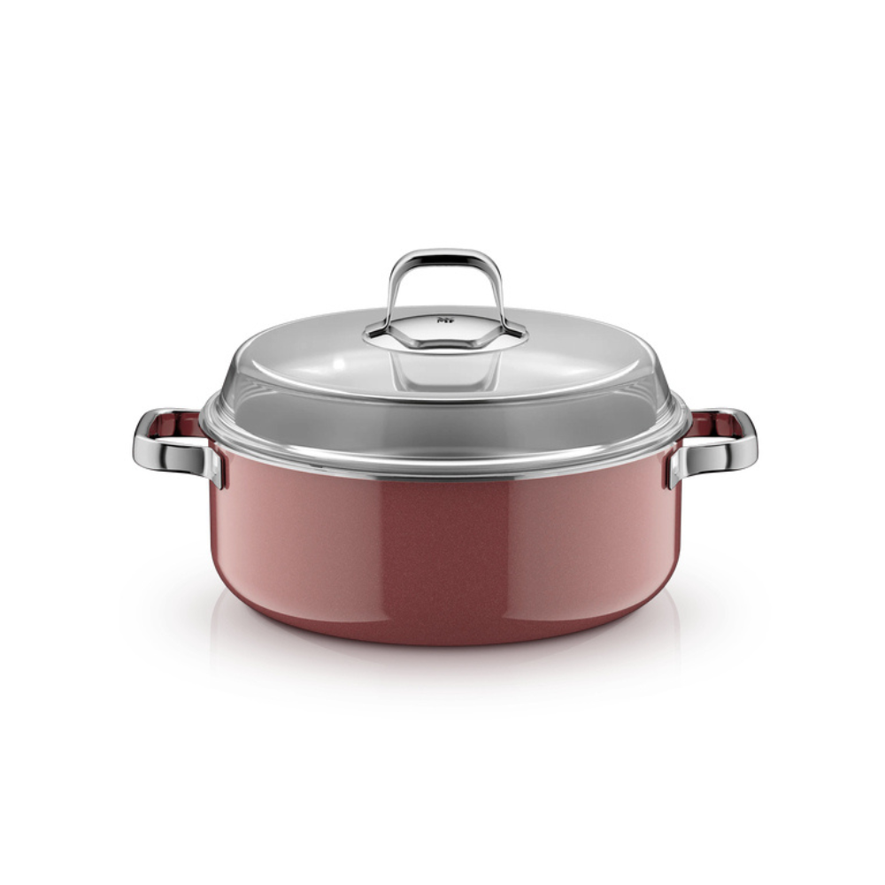 WMF Mineral Pro Round Roaster Rose Quartz 28cm (1)