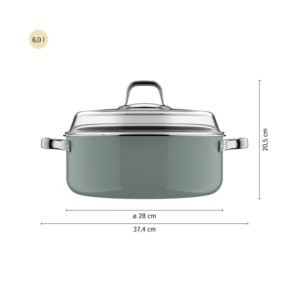 WMF Mineral Pro Round Roaster Rose Quartz 28cm (3)