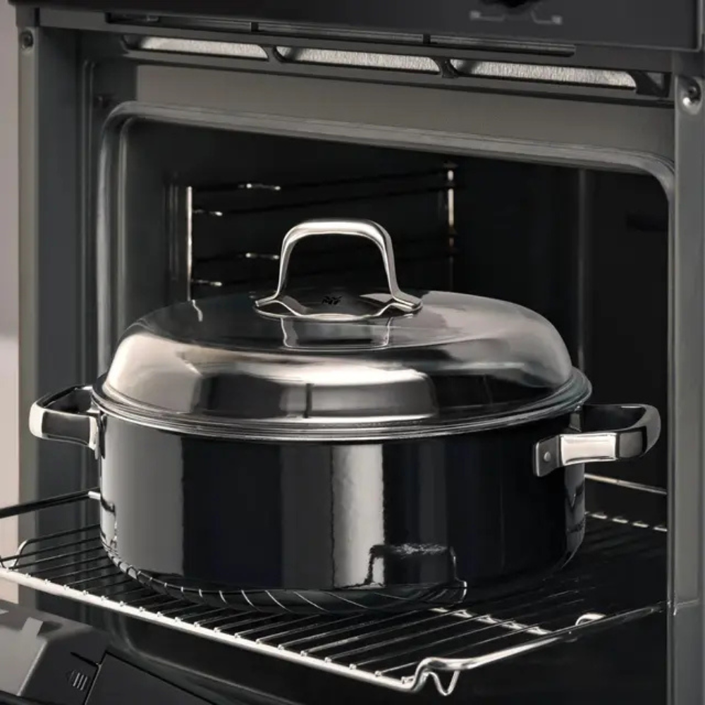 WMF Mineral Pro Round Roaster with Lid Black 28cm (2)