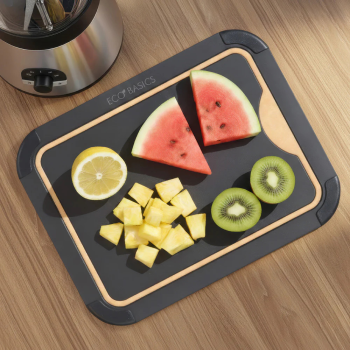 White Magic Eco Basics Carving Board with Groove Black 30cm
