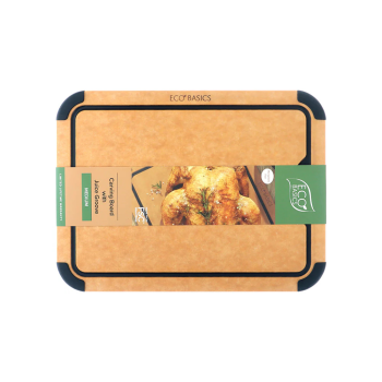 White Magic Eco Basics Carving Board with Groove Natural 37cm (2)