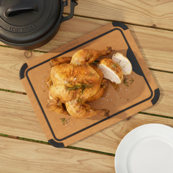 White Magic Eco Basics Carving Board with Groove Natural 37cm