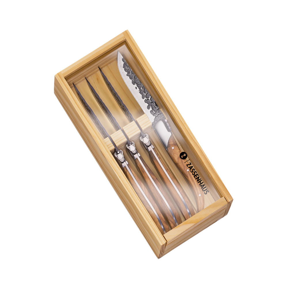 Zassenhaus Bullshead 4 Piece Steak Knife Set 22cm (1)