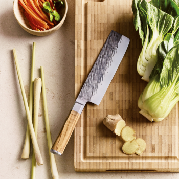 Zassenhaus Osaka Olivewood Nakiri Knife 18cm