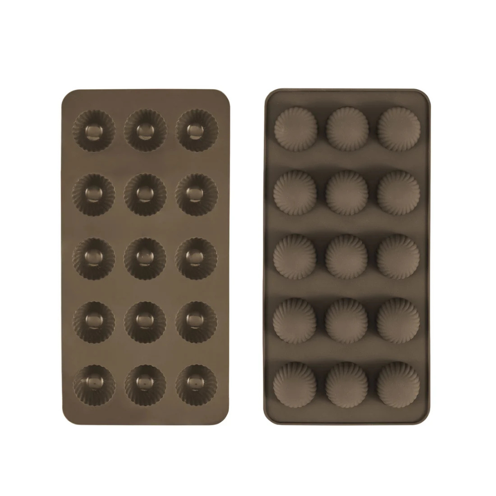 Avanti Silicone Chocolate Mould Set of 2 Ribbed Dome