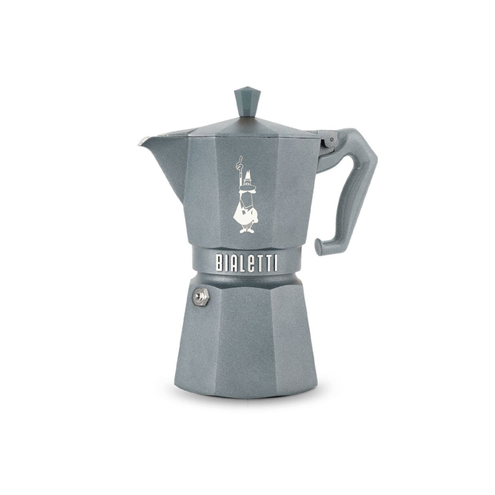Bialetti Moka Exclusive Induction Grey 6 Cup (1)
