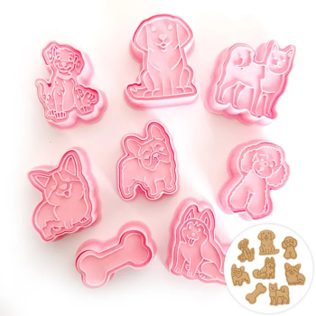 Cake Craft Cookie Cutters Dogs Set of 8