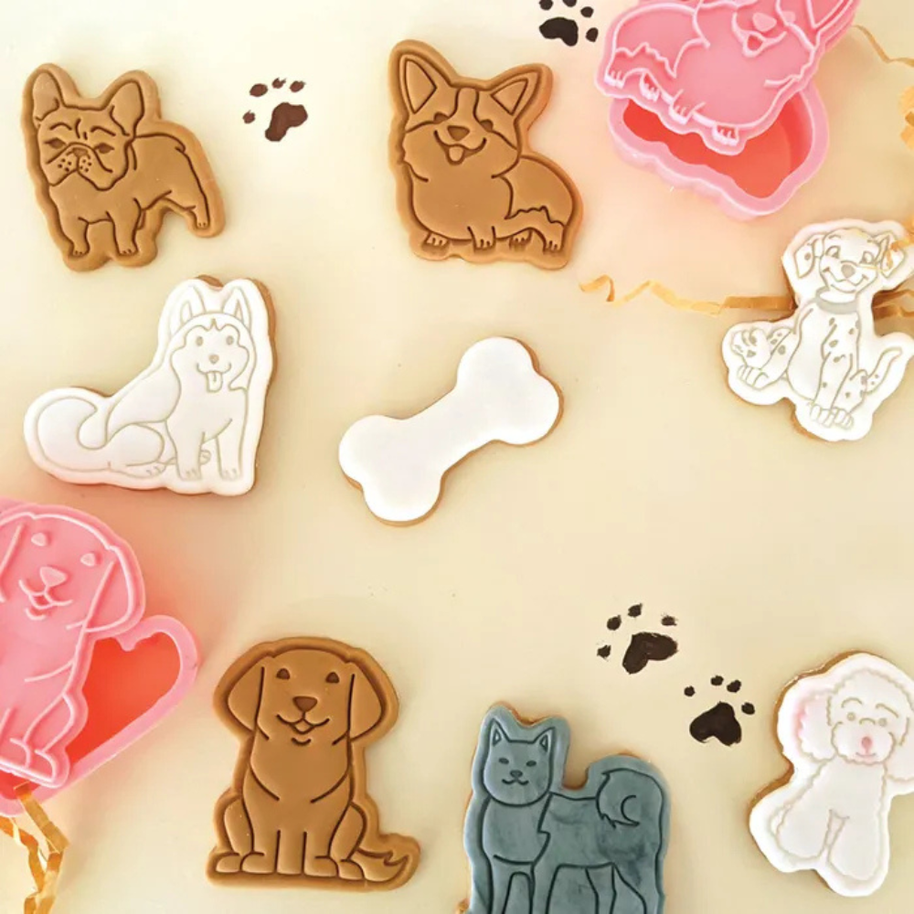 Cake Craft Cookie Cutters Dogs Set of 8 (3)