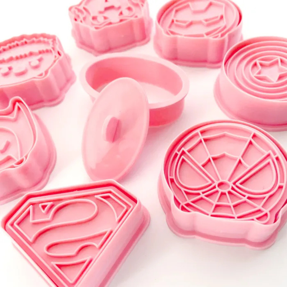 Cake Craft Cookie Cutters Super Heroes Set of 8 (2)