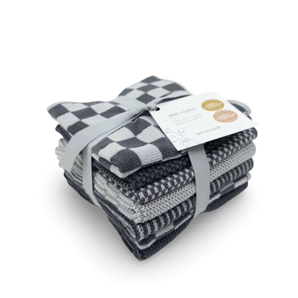 Ecovask Daily Use Dish Cloths 7 Pack Ashlynn