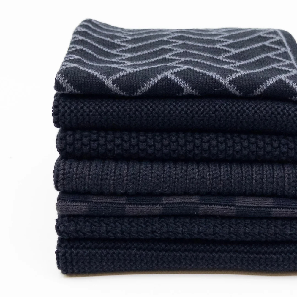 Ecovask Daily Use Dish Cloths 7 Pack Onyx (1)