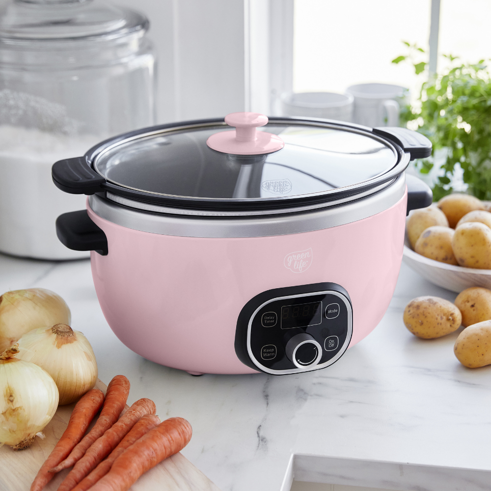 Greenlife Slow Cooker Duo Pink (8)