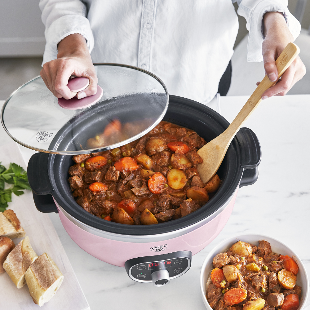 Greenlife Slow Cooker Duo Pink (9)