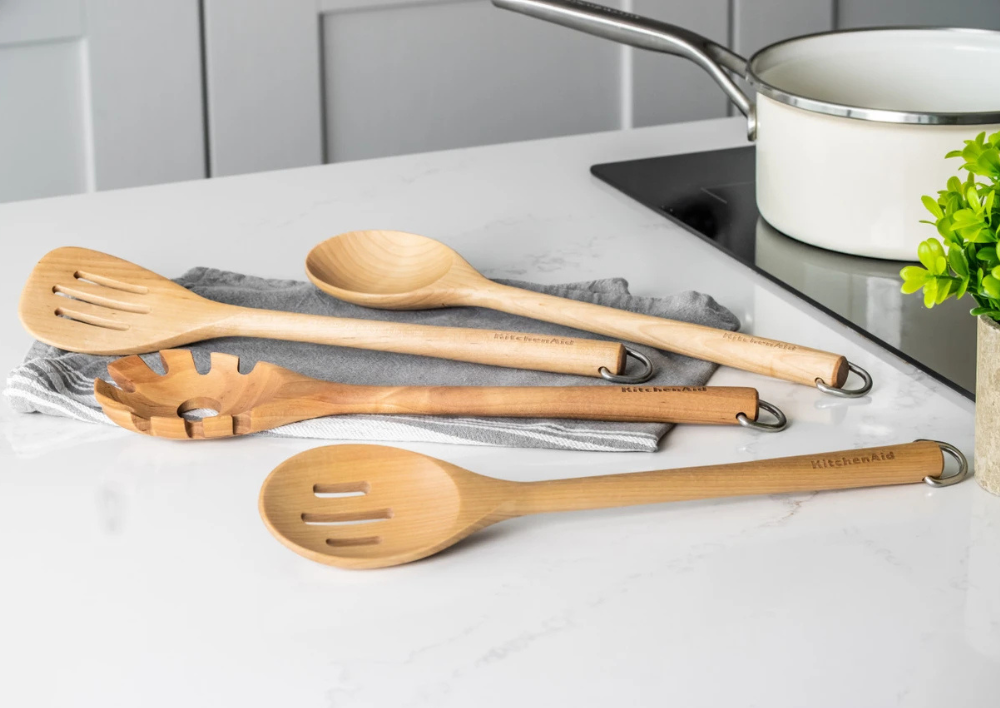 KitchenAid 4 Piece Birchwood Tool Set (3)