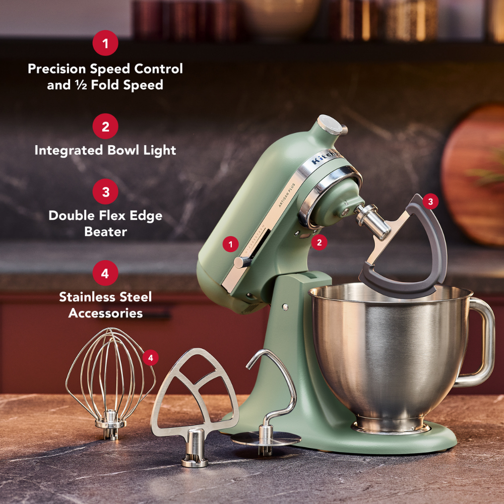 KitchenAid Artisan Plus KSM50 Stand Mixer Cardamom (4)