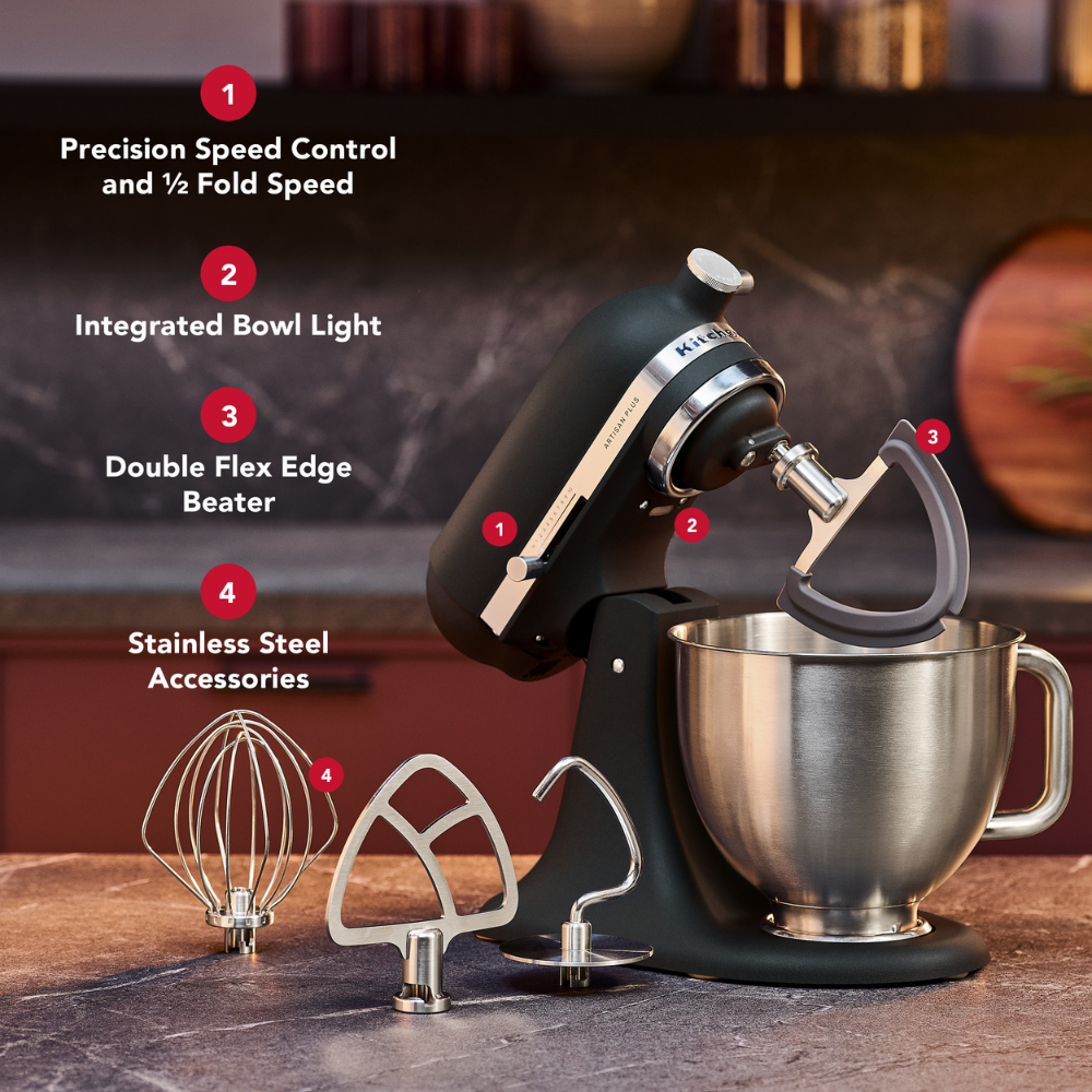 KitchenAid Artisan Plus KSM50 Stand Mixer Cast Iron Black (4)