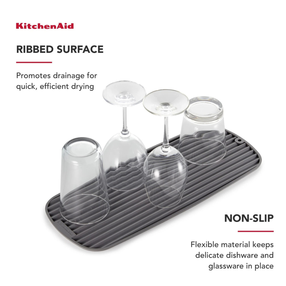 KitchenAid Slim Drying Mat Grey 42cm (5)