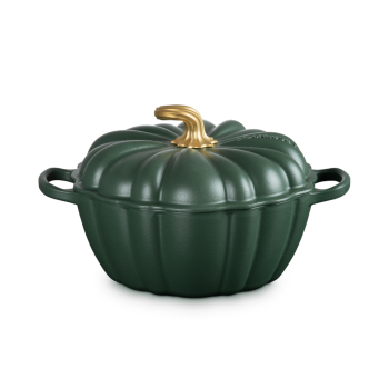 Le Creuset Cast Iron Casserole Pumpkin Forêt 24cm