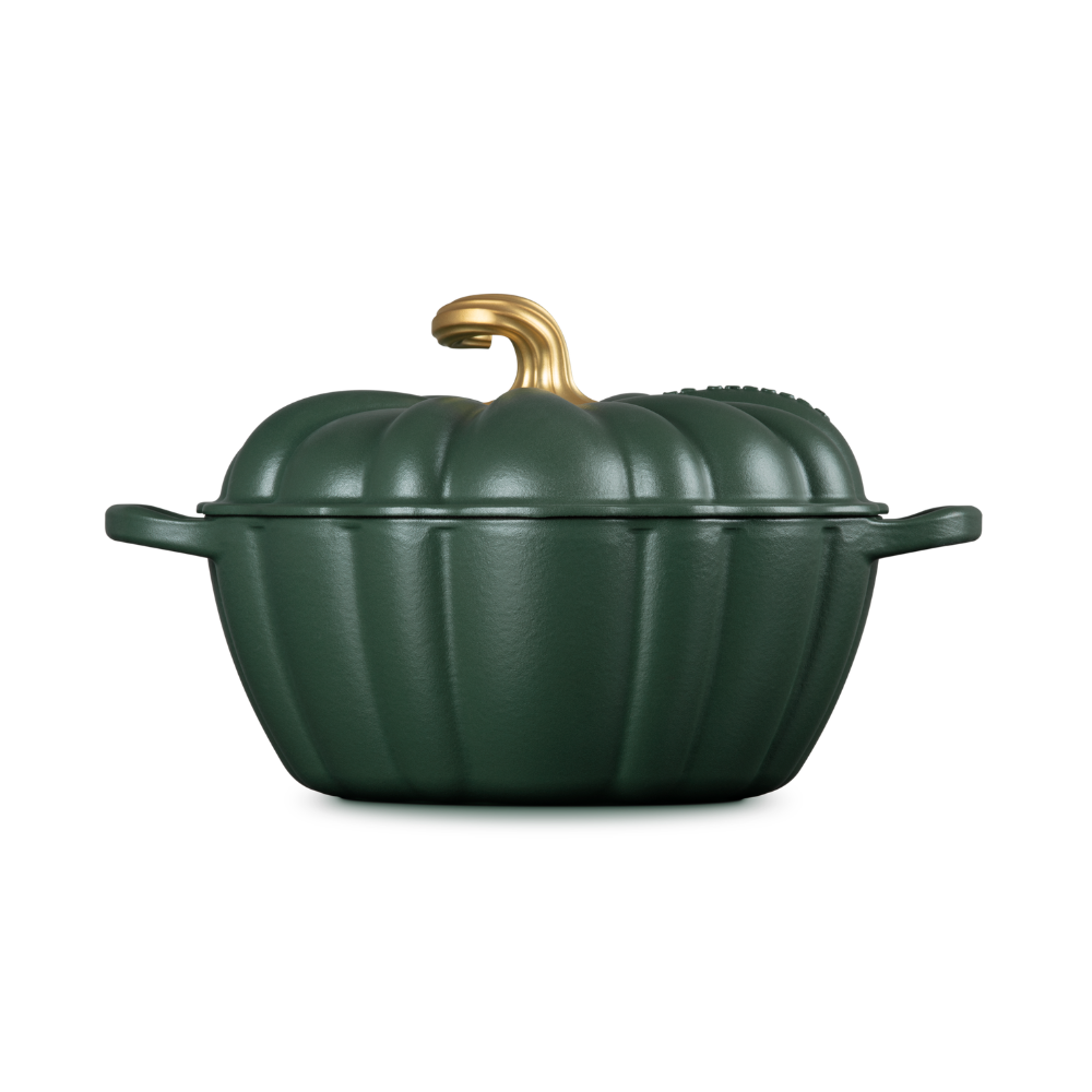 Le Creuset Cast Iron Casserole Pumpkin Forêt 24cm (3)